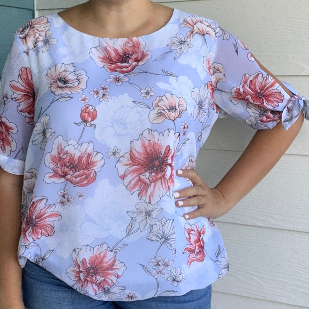 Dillard’s Floral Blouse